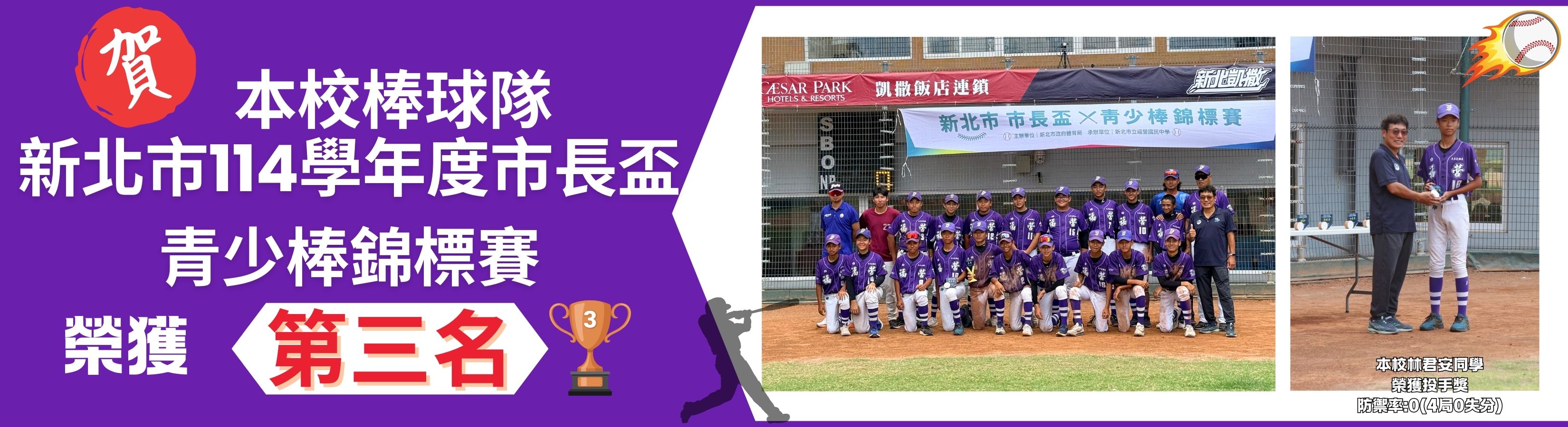 114市長盃青少棒球賽